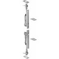 Yale Commercial Rockwood Automatic Flush Bolt Set, 7"L x 2"W x 1"H, 7-2/7" Dia, Satin Chrome Plated 85779